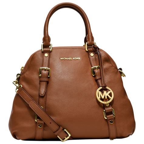 brown leather michael kors bag|michael kors handbags dark brown.